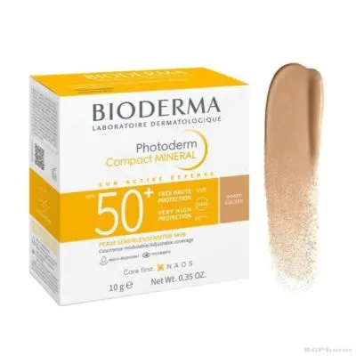 Биодерма ФОТОДЕРМ Минерал пудра за лице SPF50+ ЗЛАТИСТА 10 гр | Photoderm Bioderma