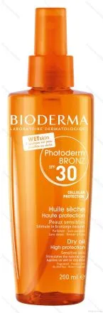 Биодерма ФОТОДЕРМ БРОНЗ SPF30 сухо олио 200 мл | Photoderm Bioderma