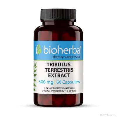 Трибулус ( Бабини зъби ) екстракт 300 мг 60 капсули БИОХЕРБА | BIOHERBA Tribulus Extract