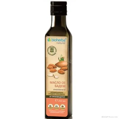 БАДЕМОВО МАСЛО х 1000 мл БИОХЕРБА | BIOHERBA Carrier oil - Sweet Almond