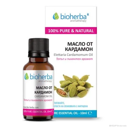 КАРДАМОН Етерично масло х 10 мл БИОХЕРБА | BIOHERBA Essential oil - Cardamom