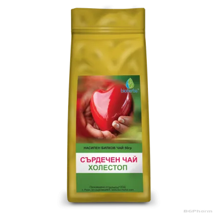 Сърдечен чай ХОЛЕСТОП ЛУКС х 120 гр БИОХЕРБА | BIOHERBA Cholesterol Tea