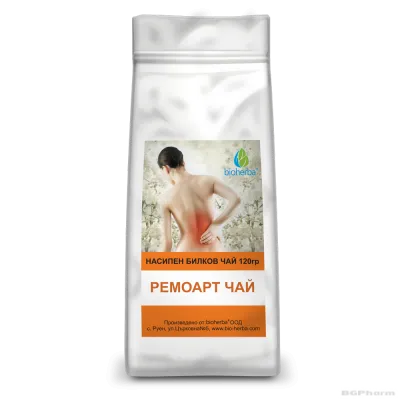 РЕМОАРТ Чай при ревматизъм и артрит ЛУКС х 120 гр БИОХЕРБА | BIOHERBA Rhemoart Tea