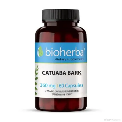 Катуаба кора х 100 капсули БИОХЕРБА | BIOHERBA Catuaba