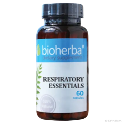 Билкова формула за дихателната система х 60 капсули БИОХЕРБА | BIOHERBA Respiratory Essentials