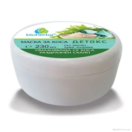 ДЕТОКС Маска за коса при раздразнения х 230 мл БИОХЕРБА | BIOHERBA DETOX Hair Mask