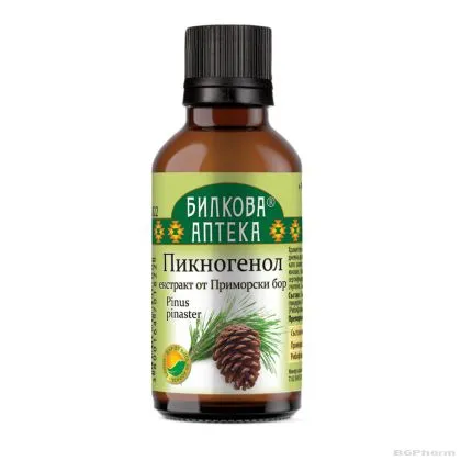 Пикногенол ( Екстракт от приморски бор ) тинктура х 50 мл БИОХЕРБА | BIOHERBA Picnogenol Pine Bark