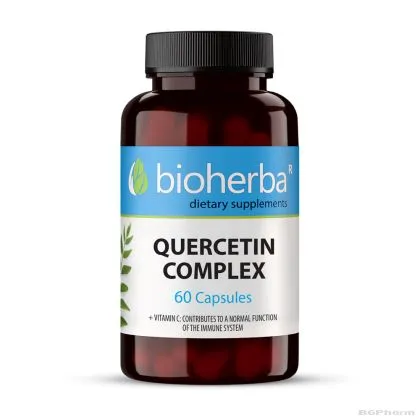 Кверцетин комплекс х 100 капсули БИОХЕРБА | BIOHERBA Quercetin
