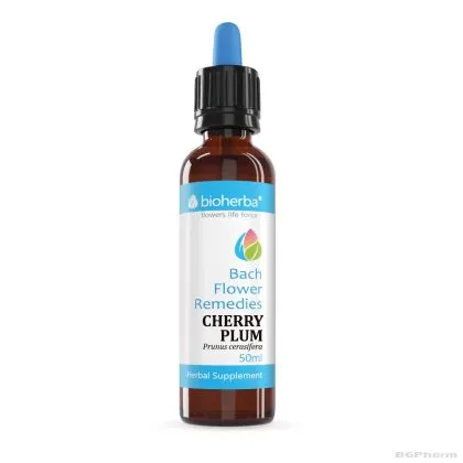 Капките на доктор БАХ : Джанка ( Дива череша ) х 50 мл БИОХЕРБА | BIOHERBA Cherry plum Dr Bach Flower Remedies