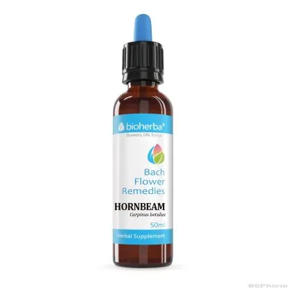 Капките на доктор БАХ : Габър х 50 мл БИОХЕРБА | BIOHERBA Hormbeam Dr Bach Flower Remedies