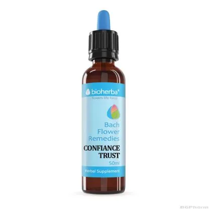 Увереност х 50 мл - Капките на доктор БАХ Биохерба | CONFIANCE TRUST, Dr Bach Flower Remedies BIOHERBA