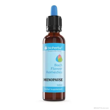 Менопауза х 50 мл - Капките на доктор БАХ Биохерба | MENOPAUSE, Dr Bach Flower Remedies BIOHERBA