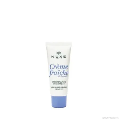 Нукс ФРЕШ ДЮ БЮТЕ Хидратиращ уплътняващ крем за лице х 30 мл | NUXE Fraiche De Beaute (нормална кожа)