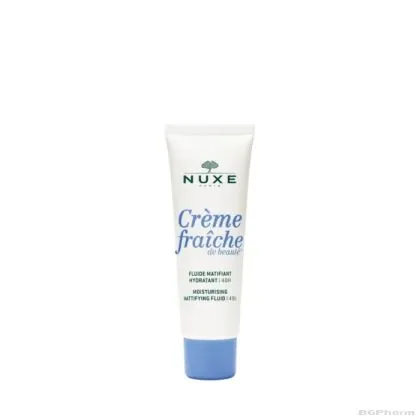 Нукс ФРЕШ ДЮ БЮТЕ Хидратиращ матиращ флуид за лице х 50 мл | NUXE Fraiche De Beaute ( смесена, мазна кожа )