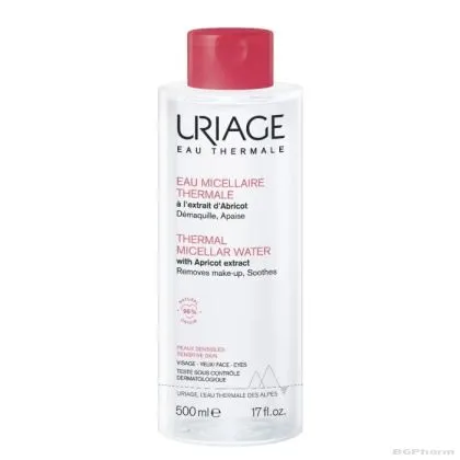 ЮРИАЖ Термална мицеларна вода за чувствителна кожа х 500 мл | URIAGE Micellar Water