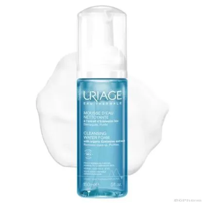 ЮРИАЖ Измивна и дегримираща мус пяна за лице х 150 мл | URIAGE MOUSSE D'EAU Nettoyante
