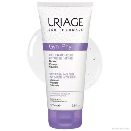 ЮРИАЖ ГИН-ФИ Интимен измивен и освежаващ гел х 200 мл | URIAGE GYN-PHY