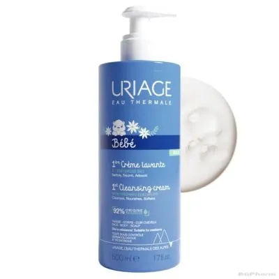 Юриаж БЕБЕ Почистващ и измивен крем за бебета и деца х 500 мл | URIAGE BEBE Creme Lavante