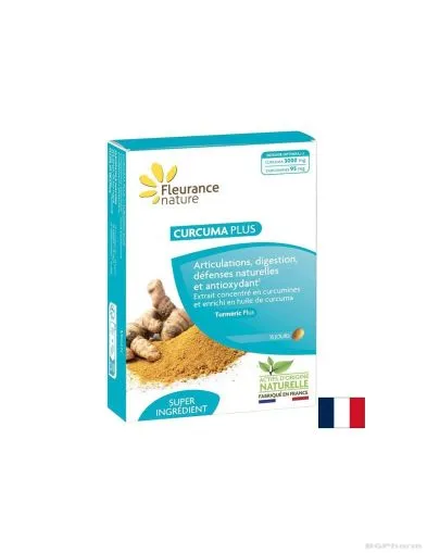 Куркума ПЛЮС 100 мг х 15 таблетки ФЛОРАНС | Curcuma Plus Fleurance Natural