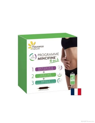 МИНЦИФИН 3 в 1 Отслабваща програма БИО х 30 ампули ФЛОРАНС | Mincifine Fleurance Nature