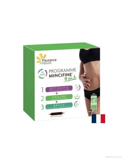 МИНЦИФИН 3 в 1 Отслабваща програма БИО х 30 ампули ФЛОРАНС | Mincifine Fleurance Nature