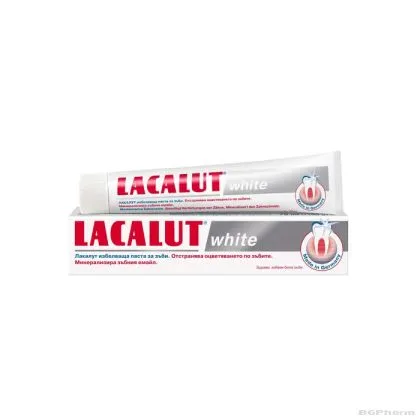 ЛАКАЛУТ АКТИВ Избелваща пастa за зъби х 75 мл НАТУРПРОДУКТ | NATURPRODUKT Lacalut Activ White