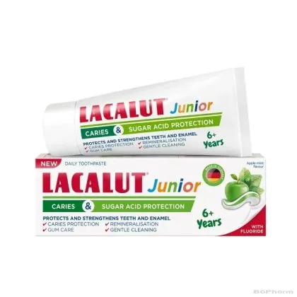 ЛАКАЛУТ ДЖУНИЪР Детска пастa за зъби 6 + г х 55 мл НАТУРПРОДУКТ | NATURPRODUKT Lacalut