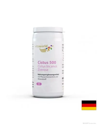 Цистус 500 мг х 60 капсули ВИТА УЪРЛД | Vita World Cistus
