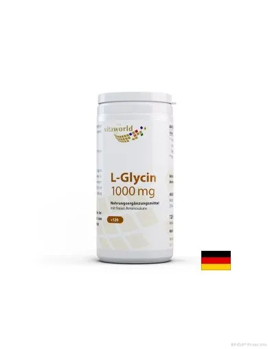 Л-Глицин 1000 мг х 120 капсули ВИТА УЪРЛД | Vita World L-Glycine