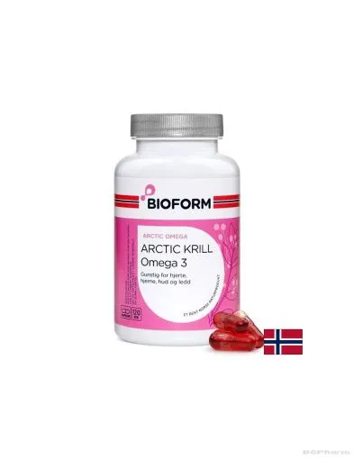 Масло от арктически крил 920 мг х 120 капсули БИОФОРМ | Bioform Krill Oil