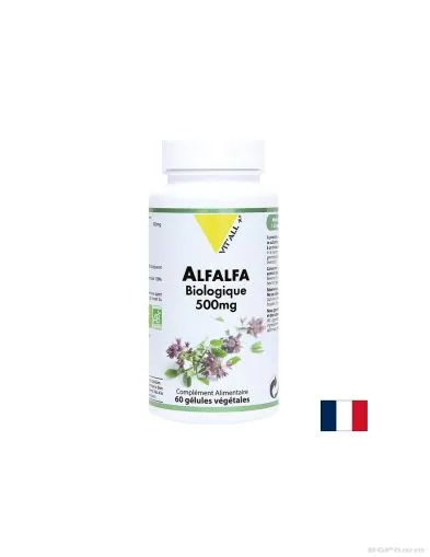 Люцерна БИО екстракт 500 мг x 60 капсули ВИТАЛ ПЛЮС | Vit'all + Alfalfa