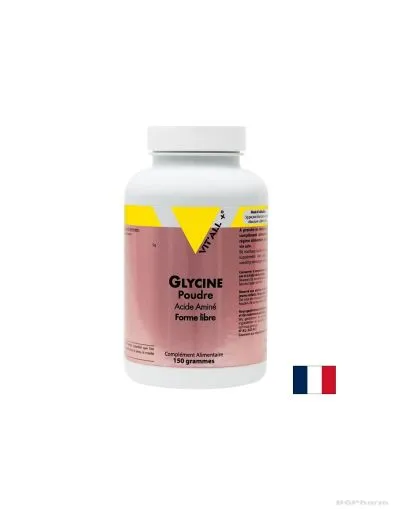 Глицин 5000 мг на прах 150 гр ВИТАЛ ПЛЮС | Vit'all + Glycine