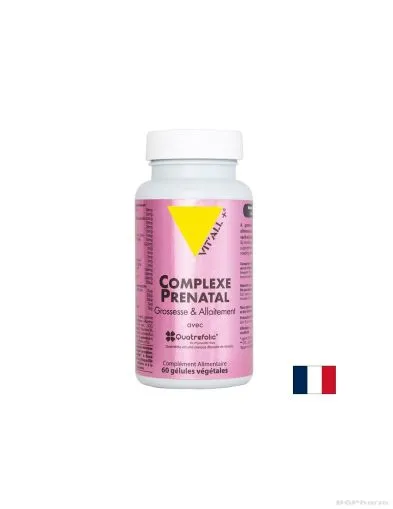 Комплекс за бременни и кърмачки с фолиева киселина Quatrefolic® х 60 капсули ВИТАЛ ПЛЮС | Vit'all +