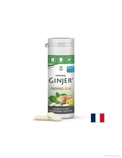 Дъвки с джинджифил и мента х 30 гр / 20 броя ЛЕМОН ФАРМА | Lemon Pharma