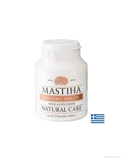 Мастиха 250 мг х 40 дъвчащи таблетки за добро храносмилане Mastiha