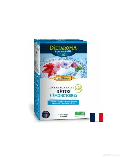 Детокс билкова формула х 20 ампули за пиене ДИЕТАРОМА | Dietaroma