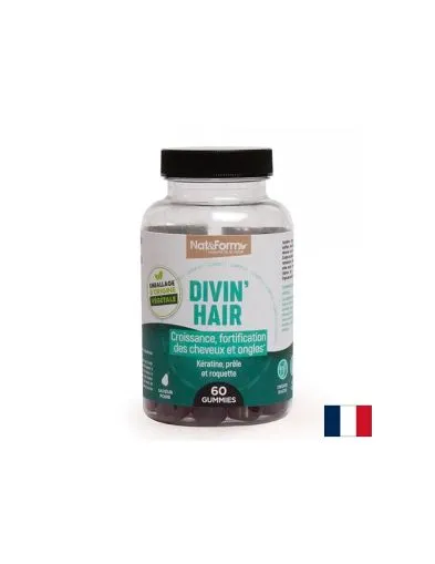 Формула за коса и нокти х 60 желирани таблетки NAT&FORM | Gummies Divin Hair