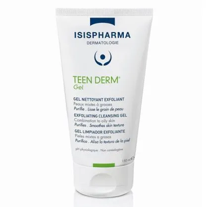 ТИЙН ДЕРМ Почистващ и екфолиращ гел за лице х 150 мл ИЗИСФАРМА | Isispharma Teen Derm