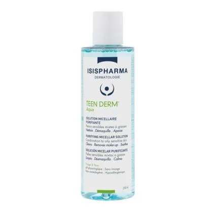 ТИЙН ДЕРМ АКВА Мицеларна вода за мазна и проблемна кожа х 250 мл ИЗИСФАРМА | Isispharma Teen Derm
