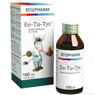 ЕН-ТИ-ТУС билков сироп против кашлица х 200мл Ecopharm