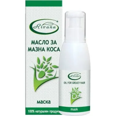 РИВАНА Масло маска за мазна коса х 100 мл | Rivana Hair Oil Mask