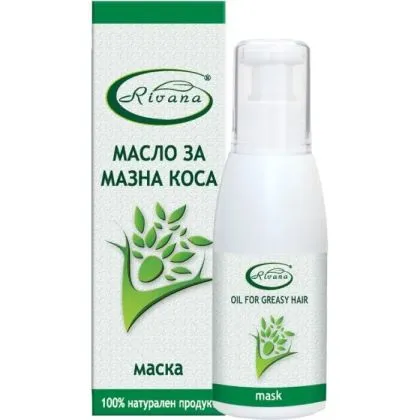 РИВАНА Масло маска за мазна коса х 100 мл | Rivana Hair Oil Mask