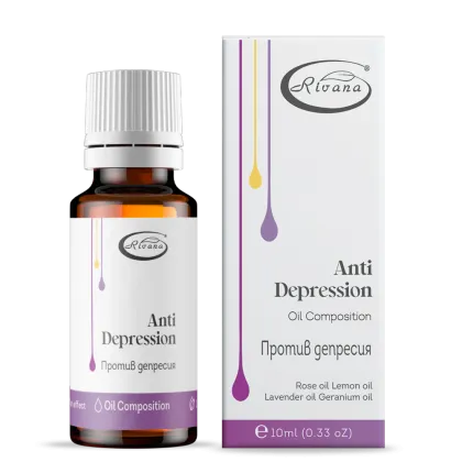 ПРОТИВ ДЕПРЕСИЯ Композиция от етерични масла х 10 мл РИВАНА | Rivana Anti Depression