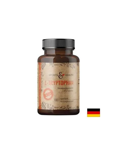 Л-Триптофан 500 мг x 180 капсули Sports & Health Solutions | L-Tryptophan