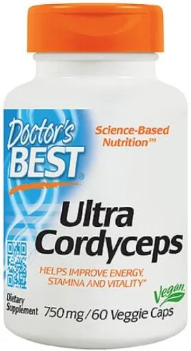Ултра Кордицепс 750 мг х 60 капсули ДОКТОР'С БЕСТ | Doctor's Best
