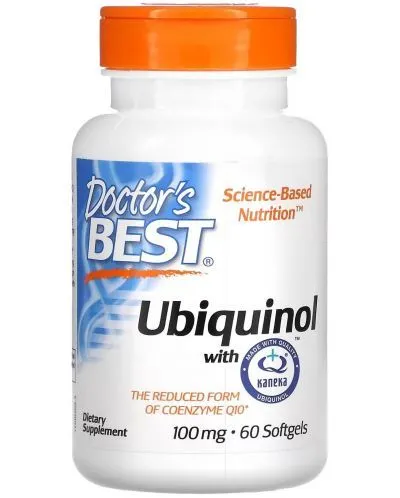 Убиквинол Коензим Q10 100 мг х 60 капсули ДОКТОР'С БЕСТ | Doctor's Best