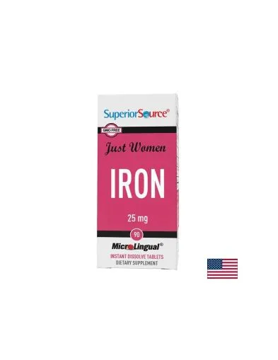 Желязо за жени Just Women х 90 сублингвални таблетки Superior Source