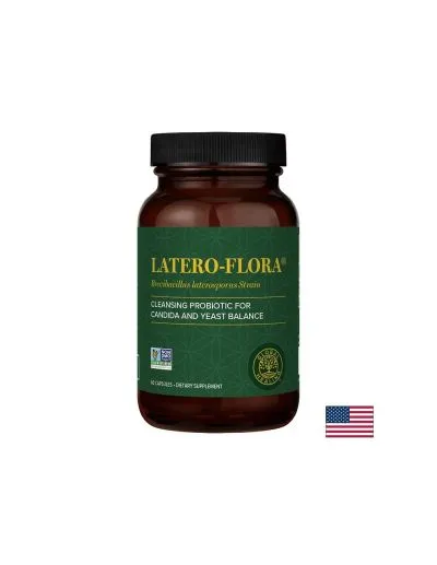 Пробиотик срещу Кандида в червата х 60 капсули Global Healing | Latero-Flora™ Brevibacillus laterosporus (B.O.D.™ strain)