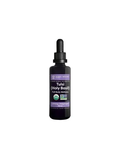 Свещен босилек ( Тулси ) екстракт на капки х 59.2 мл Global Healing | Holy Basil