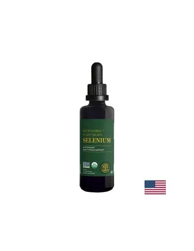 Селен 200 мкг ( от синапени семена ) на капки x 59.2 мл Global Healing | Microsomal™ Plant-Based Selenium